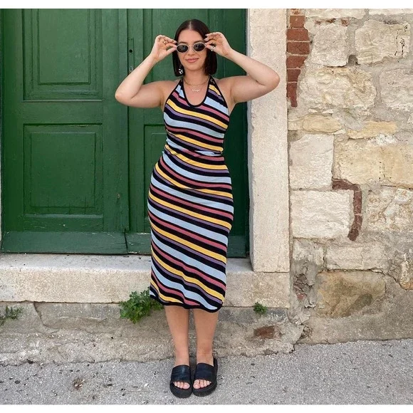 ZARA Knit Midi Dress NWT - Picture 12 of 16